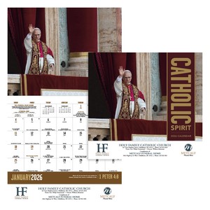 [7254] Good Value™ Catholic Spirit - Stapled Calendar