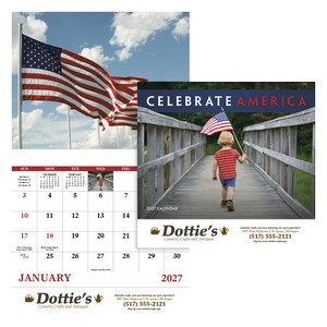[7269] Good Value™ Celebrate America - Stapled Calendar