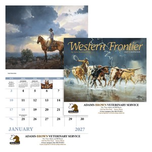 [7271] Good Value™ Western Frontier - Stapled Calendar