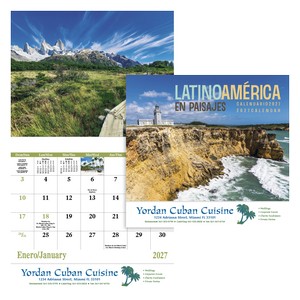 [7288] Good Value™ Latinoamerica en Paisajes - Stapled Calendar