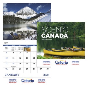 [7302] Good Value™ Scenic Canada - Stapled Calendar