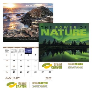 [7303] Good Value™ The Power of Nature - Stapled Calendar