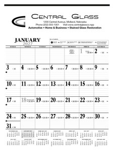 HotLine® Products Large Contractor Calendar