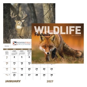[7563] Good Value™ Wildlife Portraits - Window Calendar