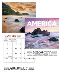 [7702] Good Value™ Landscapes of America - Mini Calendar
