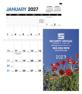 [8002-01] Triumph® Calendars Colorful Impressions Monthly Pocket Planner (2027)