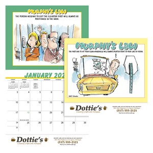 [807] HotLine® Products Murphy's Law Appointment Calendar - Stapled