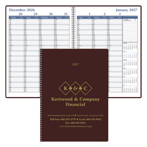 [8102-01] Triumph® Calendars Weekly Time Manager (Black)