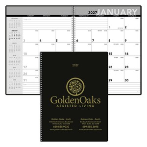 [8150-01] Triumph® Calendars Monthly Planner (Black)