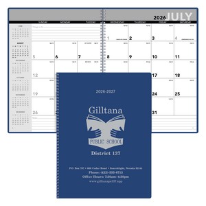 [8153-01] Triumph® Calendars Academic Monthly Planner (Black)