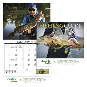 [817] HotLine® Products Fishing Guide Appointment Calendar - Stapled