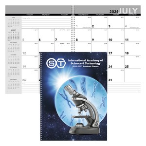 [821] Triumph® Calendars Academic Year Desk Planner with Custom Cover