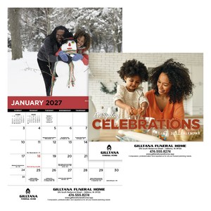 [835] HotLine® Products Everyday Celebrations Appointment Calendar - Stapled
