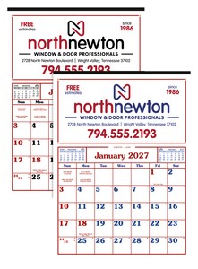 Skinner & Kennedy® Commercial 12-Sheet Calendar