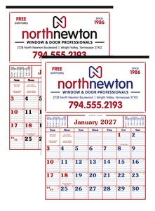 Skinner & Kennedy® Commercial 12-Sheet Calendar