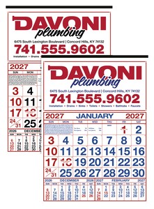 Skinner & Kennedy® Commercial 12-Sheet Calendar