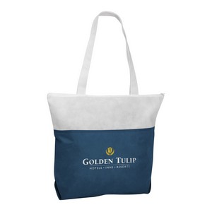 [A811] Good Value™ Poly Pro Two-Tone Zippered Tote