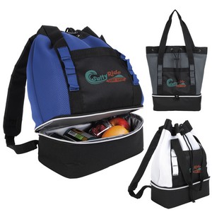 [AP7009] Atchison® Brightwater Dual-Compartment Tote-Pack Cooler