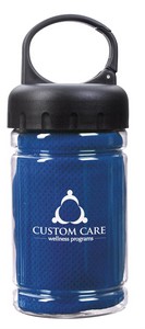 [CPCR41087] Carabiner Bottle with Cooling Towel