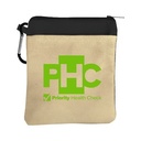 Garyline® Canvas Zipper Pouch with Carabiner