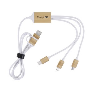 [CTEK077] BambooTunes 5-in-1 Charging Cable