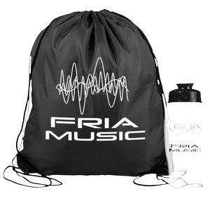 [DS27F] Garyline® Graduate Drawstring Backpack with 27 oz. Bottle