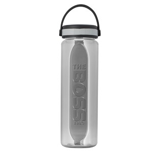[EB26Z] Garyline® Boss Embossed RPET Bottle with Grip Lid - 26 oz.