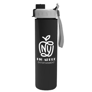 [IB16Q] Garyline® Slim Double-Wall Insulated Bottle with Quick-Snap Lid - 16 oz.