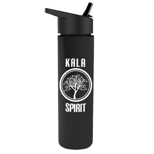 Garyline® Chiller Double-Wall Insulated Bottle with Flip-Straw Lid - 16 oz.