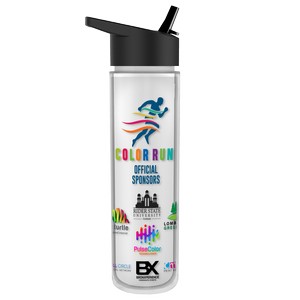 [ITB16HCI] Garyline® Chiller Insulated Bottle with Flip-Straw Lid and Full-Color Insert - 16 oz.