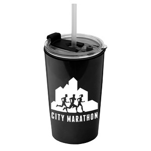 [MC14FS] Garyline® Sentinel Metallic Acrylic Tumbler with 2-in-1 Lid with Straw - 14 oz.