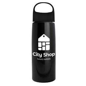 Garyline® Flair Tritan® Metallike Bottle with Oval Crest Lid - 26 oz.
