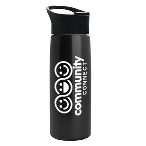 Garyline® Flair Tritan® Metallike Bottle with Pop-Up Lid - 26 oz.