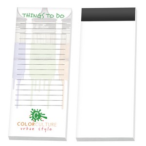 [P3A8A25M] Souvenir® Sticky Note™ 3" x 8" Pad with Magnet, 25 sheet