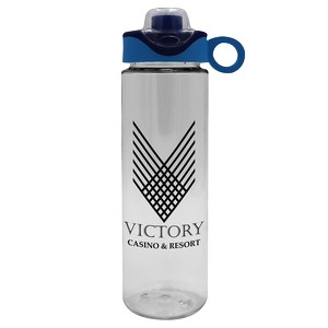 Garyline® Freedom Tritan® Renew Bottle with Two-Tone Drink-Thru Lid with Silicone Loop - 28 oz.