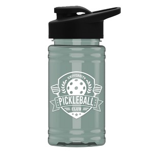 Garyline® Mini RPET Bottle with Drink-Thru Lid - 16 oz.