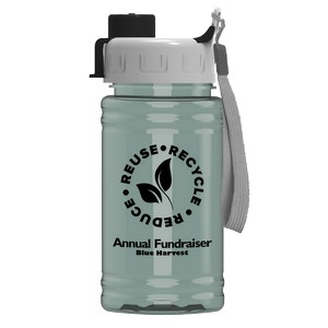 [RP16Q] Garyline® Mini RPET Bottle with Quick-Snap Lid - 16 oz.