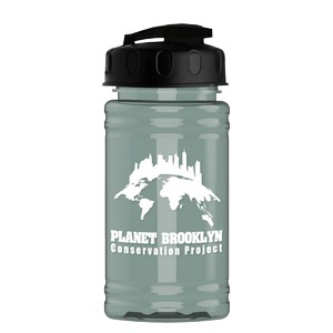 Garyline® Mini RPET Bottle with Flip-Top Lid - 16 oz.