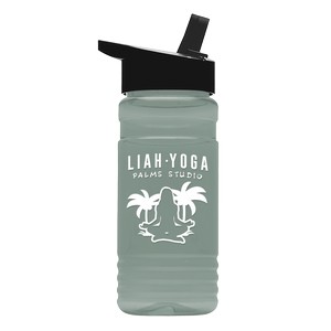 [RP20H] Garyline® RPET Bottle with Flip-Straw Lid - 20 oz.