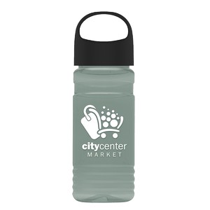 [RP20LN] Garyline® RPET Bottle with Oval Crest Lid - 20 oz.