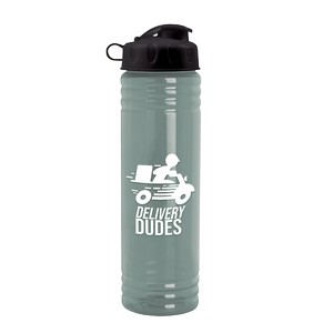 [RP24F] Garyline® Slim Fit RPET Bottle with Flip Lid - 24 oz.