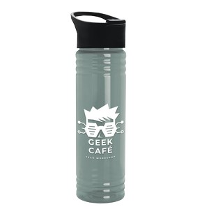 [RP24P] Garyline® Slim Fit RPET Bottle with Pop-Up Lid - 24 oz.