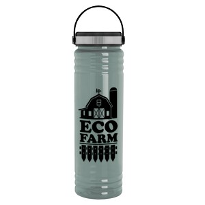 [RP24Z] Garyline® Slim Fit RPET Bottle with Grip Lid - 24 oz.