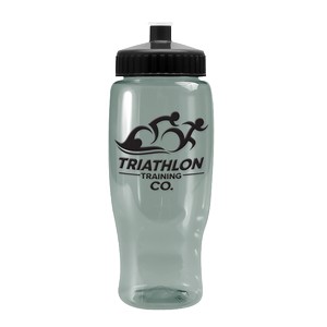 Garyline® Poly+ Recycled Bottle with Push-Pull Lid - 27 oz.