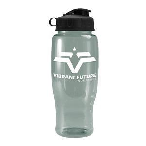[RP27F] Garyline® Poly+ Recycled Bottle with Flip Lid - 27 oz.