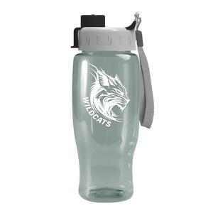 [RP27Q] Garyline® Poly+ Recycled Bottle with Quick-Snap Lid - 27 oz.