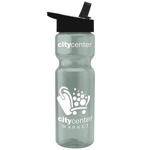 Garyline® Champ Recycled Bottle with Flip-Straw Lid - 28 oz.