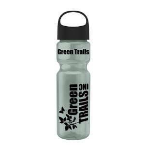 [RP28LN] Garyline® Champ Recycled Bottle with Oval Crest Lid - 28 oz.