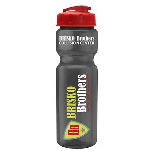 [RP28U] Garyline® Champ Recycled Bottle with Flip-Top Lid - 28 oz.