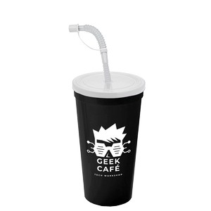 [SC24LF] Garyline® Sport Sipper Cup with Straw Lid - 24 oz.